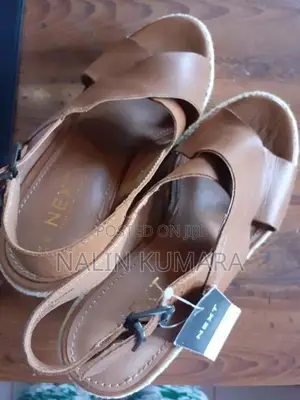 Next UK leather high heel sandals