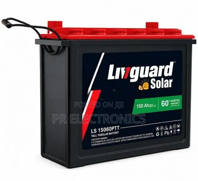 Livguard LS15060PTT 150Ah Solar Tubular Deep Cycle Battery – 12V