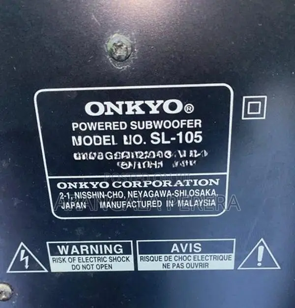 Onkyo Powered Subwoofer