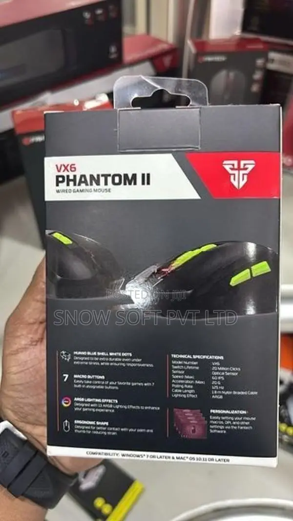 Fantech VX6 Phantom II Wired Gaming Mouse