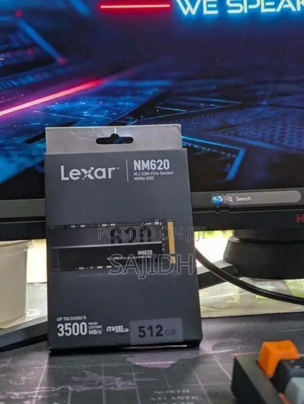 LEXAR 512GB NVME USED -1Y WARRANTY