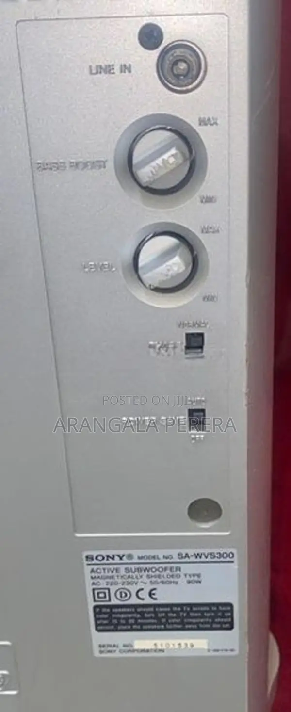 Sony Active Subwoofer