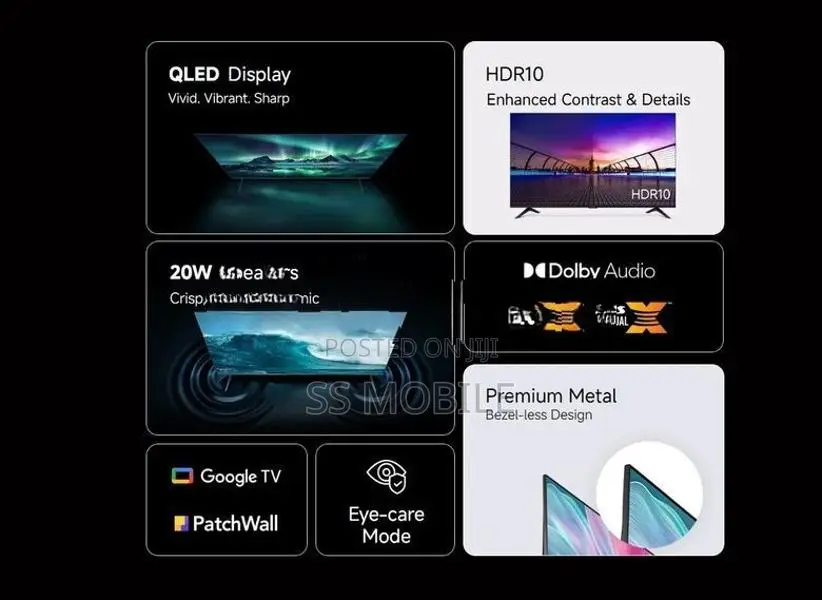 Xiaomi MI A Pro 32 Inch QLED Smart Google TV