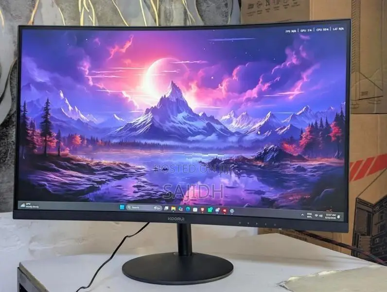 KOORUI 27INCH CURVED IPS 144HZ MONITOR