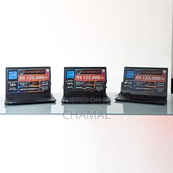 Lenovo ThinkPad T14 Core i5 -11th Gen -16GB RAM 256GB SSD Laptops
