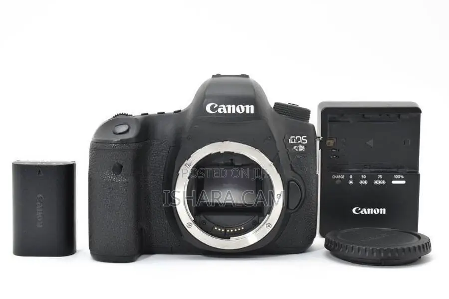 canon 6D DSLR body with lens