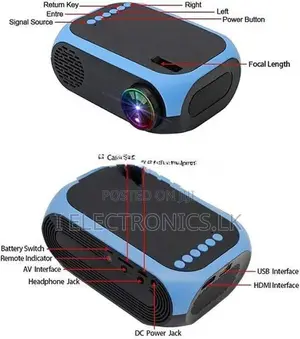 T500 LCD 1080P Mini Projector Home Theater Movie