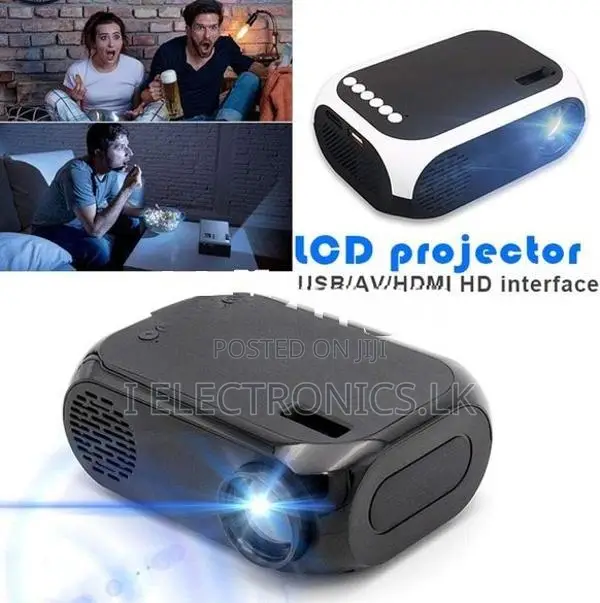 T500 LCD 1080P Mini Projector Home Theater Movie