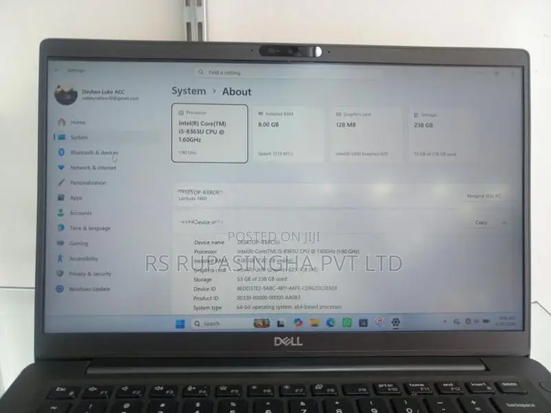 Dell I5 8 Gen Laptop