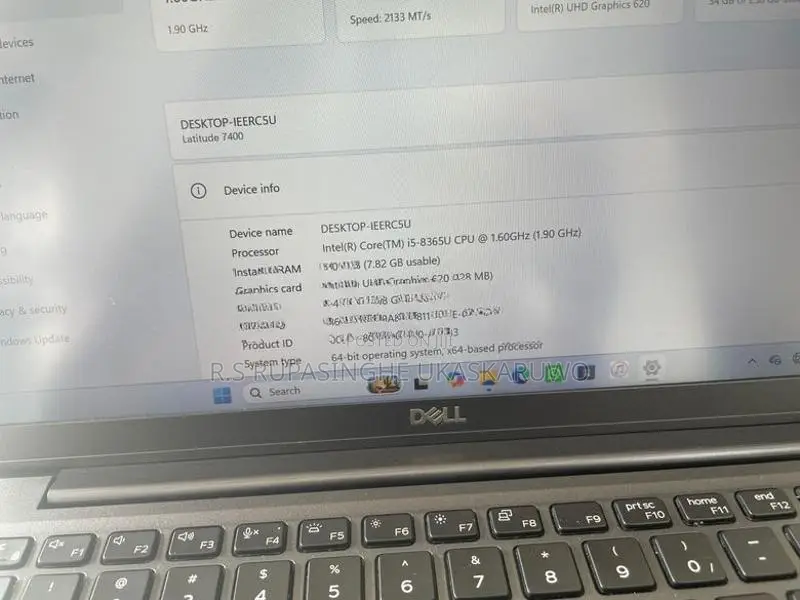 Dell i5 8th Gen Laptop