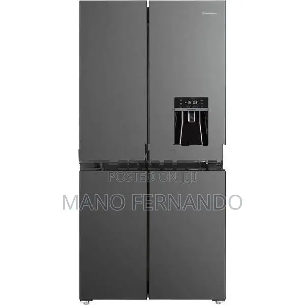 Westinghouse WQE4960BA 492L French Door Fridge (Matte Charcoal Black)
