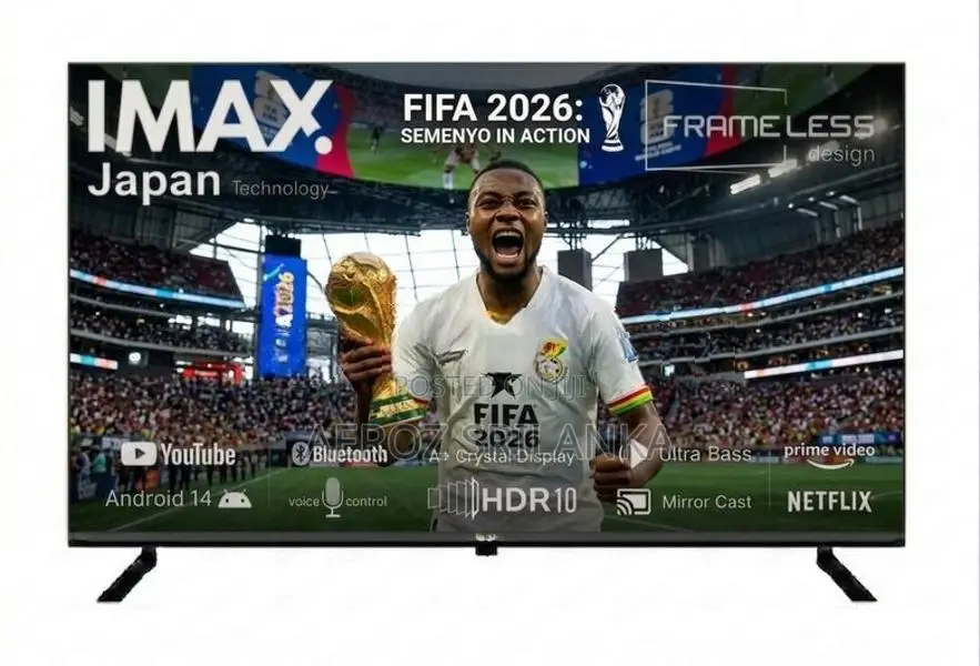 IMAX 50'' UHD Frameless Smart 4K TV With Bluetooth