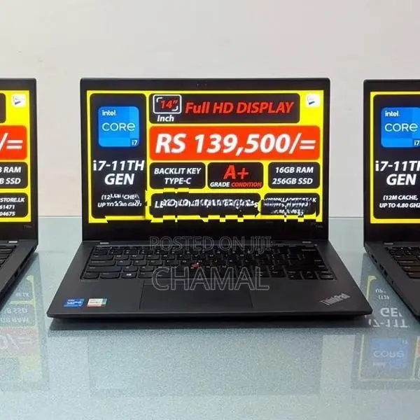 Lenovo ThinkPad T14 |Core i7-11th GEN|16GB RAM| 256GB Nvme SSD Laptop