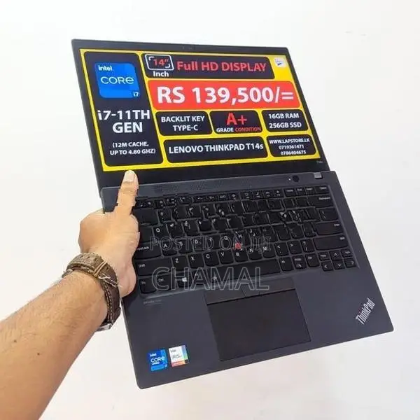 Lenovo ThinkPad T14 |Core i7-11th GEN|16GB RAM| 256GB Nvme SSD Laptop