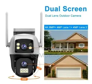 8MP 4G SIM Dual Lens Outdoor 360° Human Detect CCTV Security PTZ Camer
