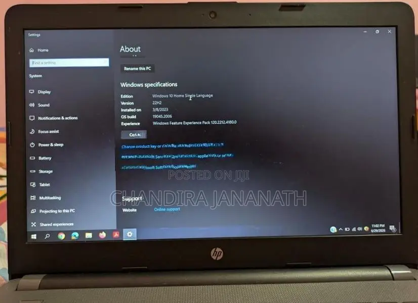 HP Notebook 8GB RAM i5 7th Gen