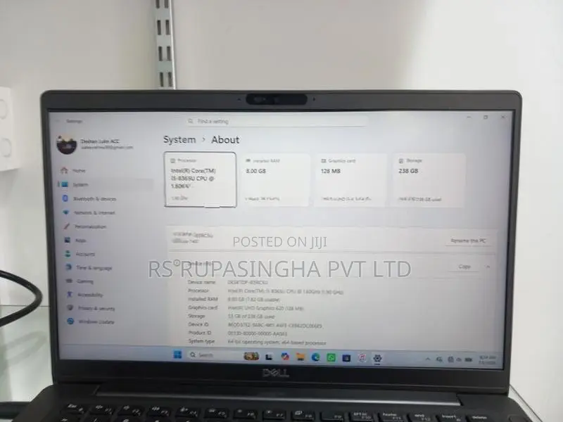 Dell Laptop i5 8th Gen