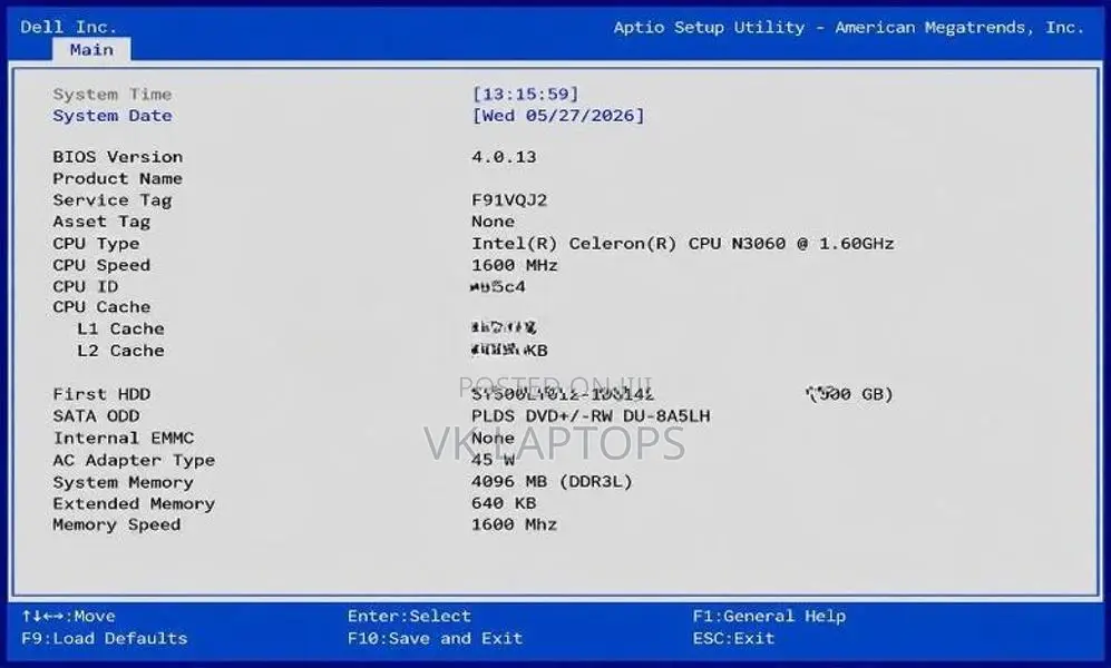 Dell Inspiration Laptop