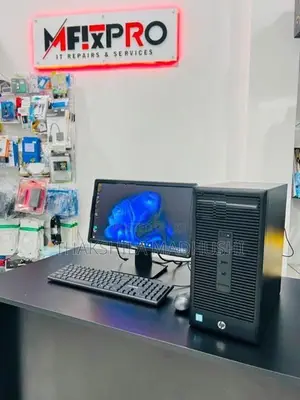 HP I3 6th Gen 8GB 500GB 19” Wide Led Monitor Full set Computer