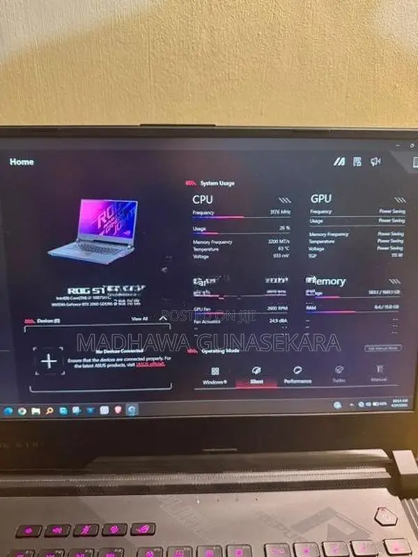Asus ROG G15 10th Gen i7 RTX 2060 Laptop
