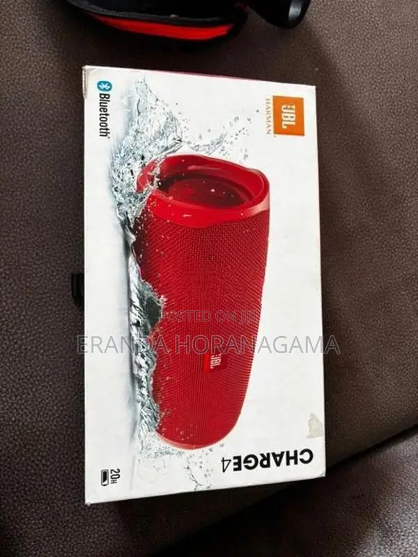 JBL Charge 4 Speaker with all Accessories