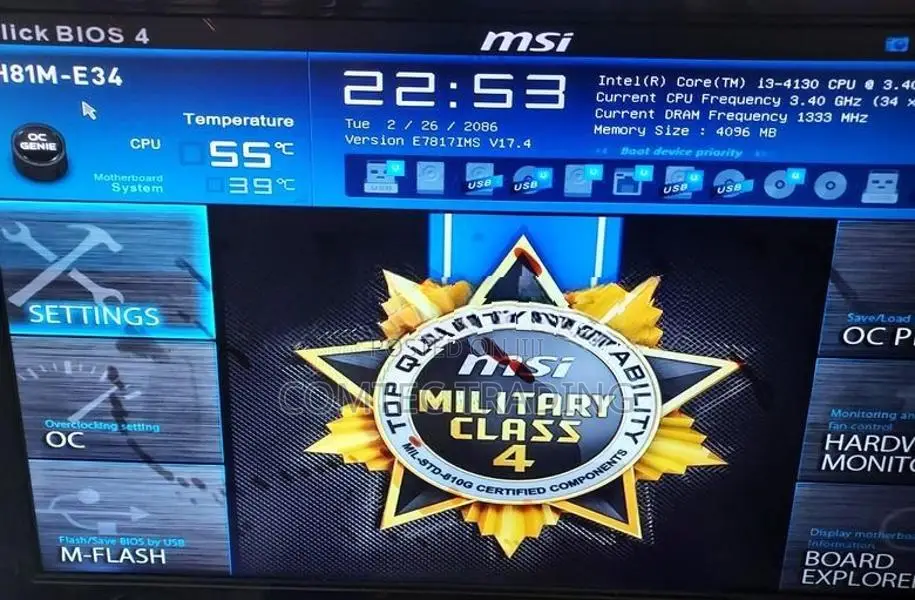 MSI H81 4th Gen motherboard