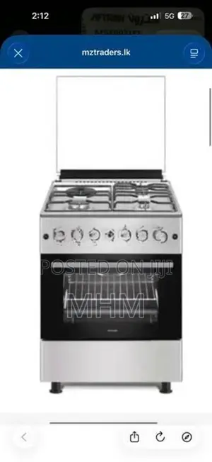 gas Cooker with Electric Burner