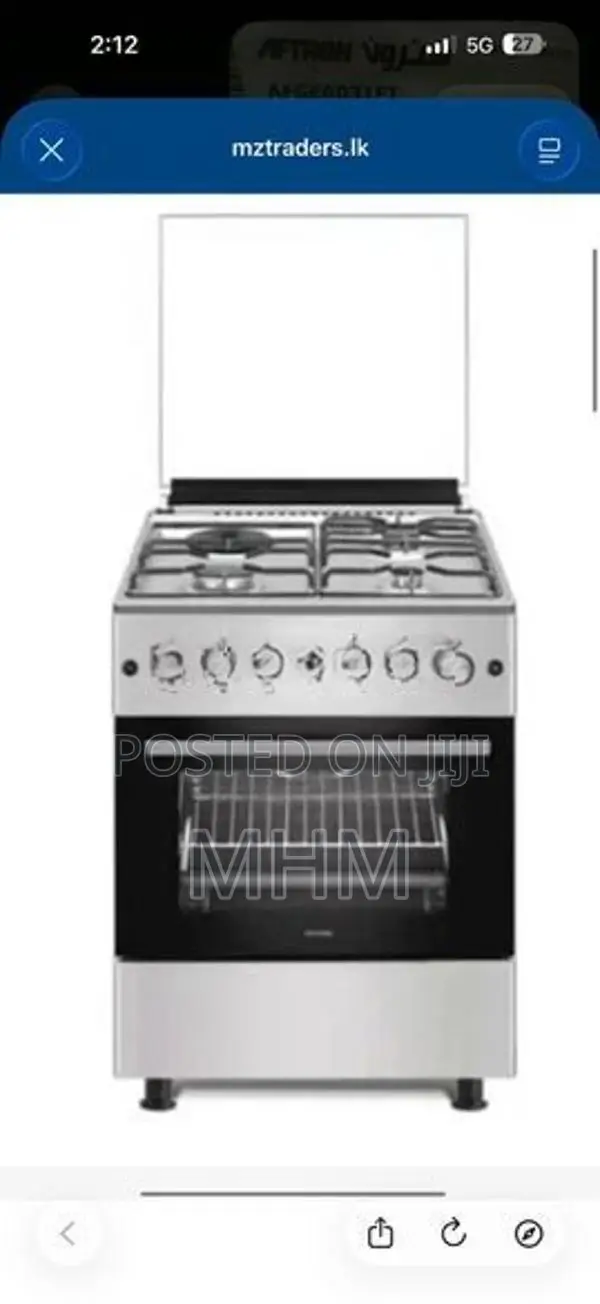 gas Cooker with Electric Burner