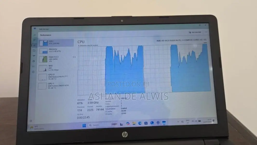 HP 15-BW076AX AMD A9-9240 4GB RAM 1TB HDD Laptop