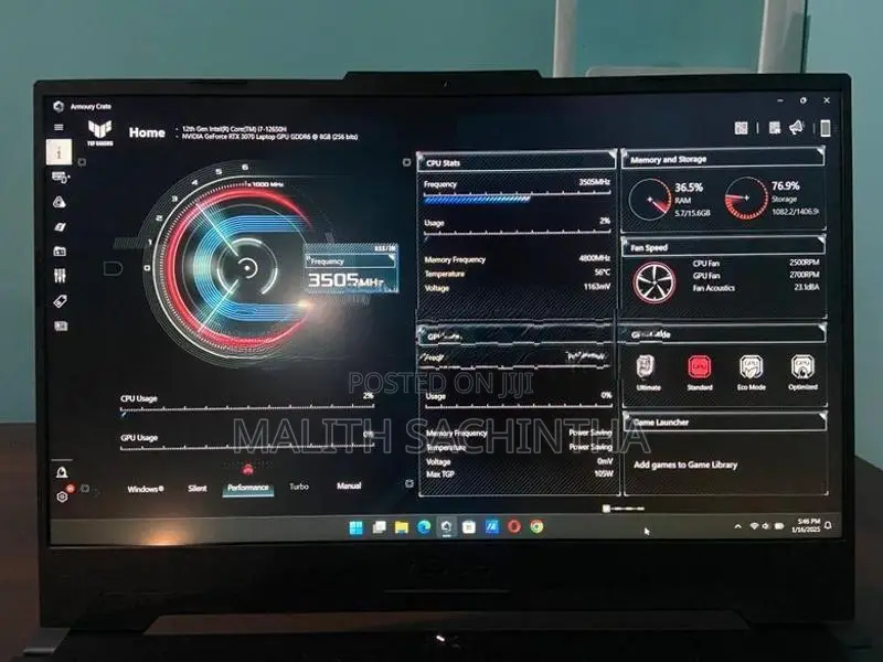 Asus TUF Dash F15 FX517Z 17 12th Gen RTX 3070 8GB