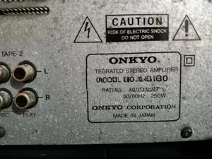 Onkyo Integrated Stereo Amplifier – 3500W PMPO