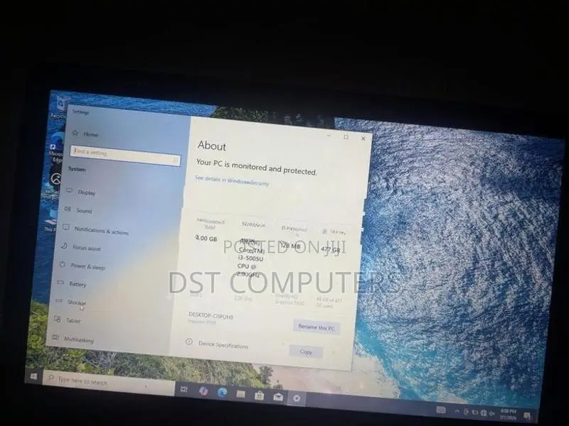Dell I3 5th Gen Laptop
