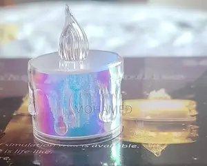 12 PCS Flameless and Smokeless Decorative Candles Acrylic Led Tea Ligh