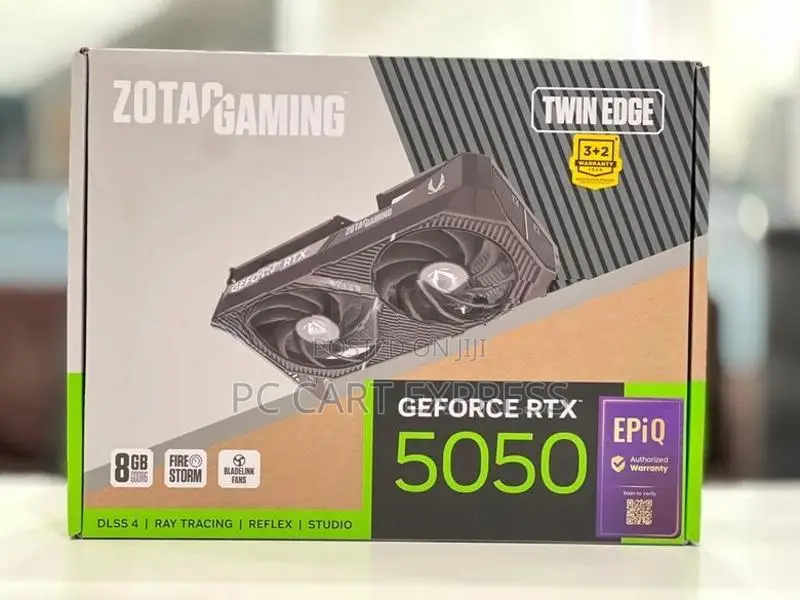 ZOTAC RTX 5050 TWIN EDGE 8GB GRAPHIC CARD