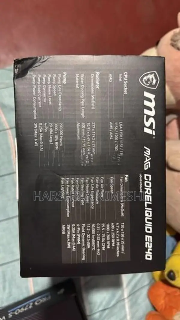 Cooling Fan with Motherboard
