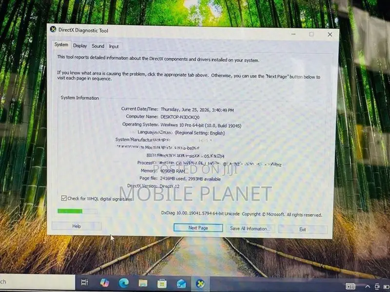 HP INTEL CELERON N3060 4GB 500GB HDD Laptop