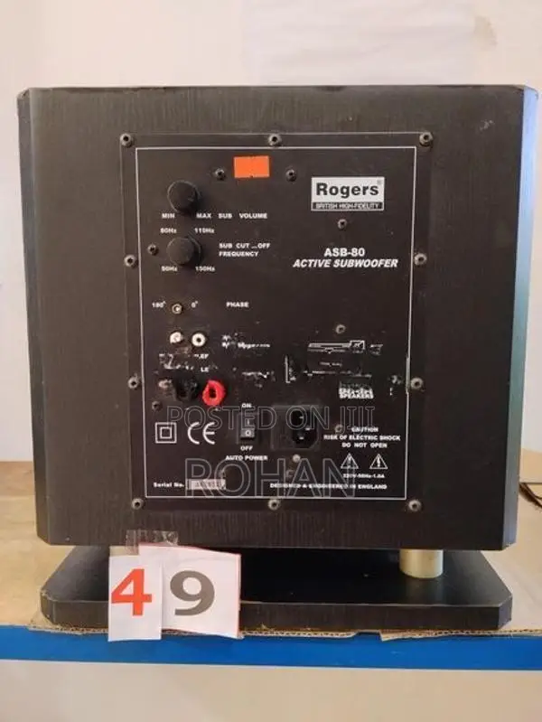 Rojers power subwoofer