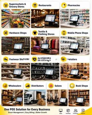 Smart Retail & Wholesale POS System Fast Billing Stock Control
