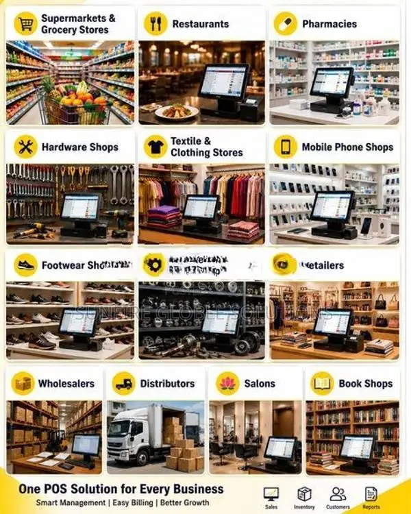 Smart Retail & Wholesale POS System Fast Billing Stock Control