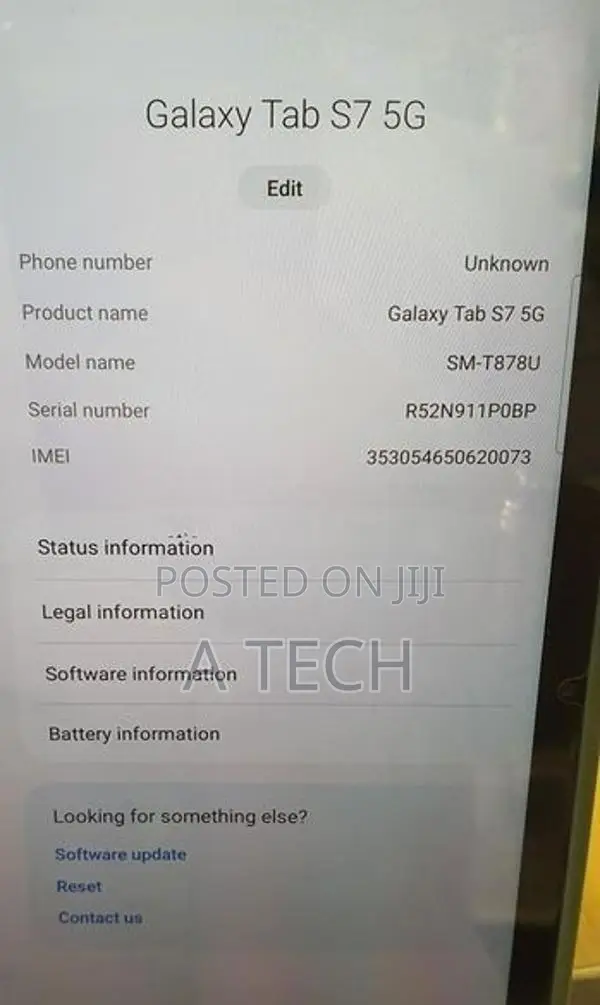 Samsung Tab S7 5G