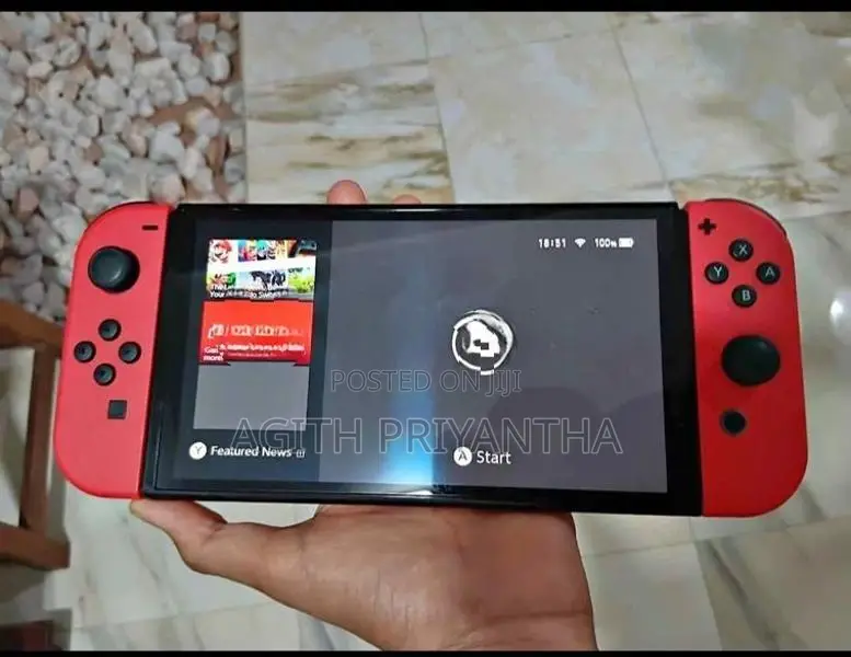 Nintendo switch oled red Mario edition