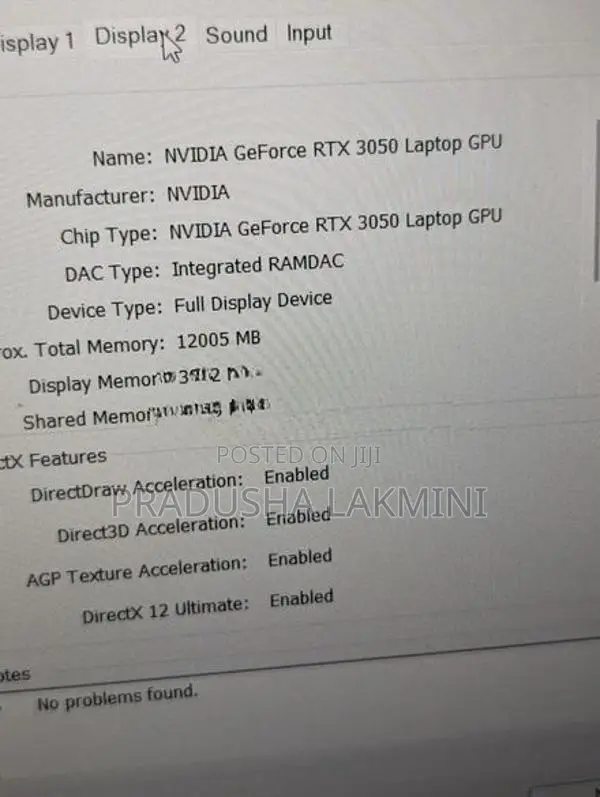 MSI Thin 15 i7 RTX 3050