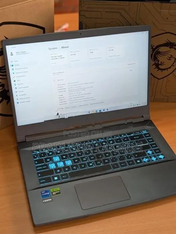 MSI Thin 15 i7 RTX 3050