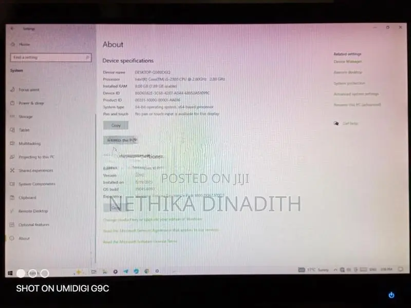 Core i5 Desktop Computer | 8GB RAM Windows 10 Pro