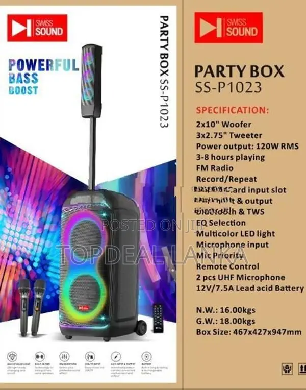 JBL Swiss sound Party box