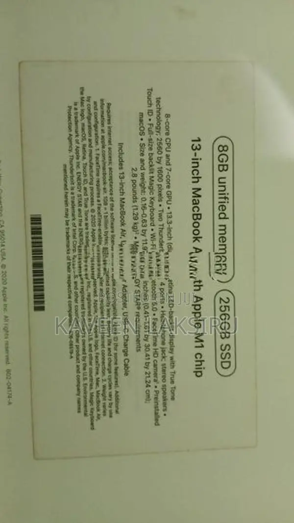 Apple MacBook Air M1 (2020) 256GB