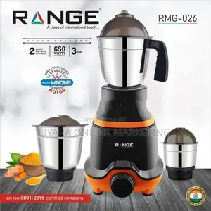 Range 650W Mixer Grinder