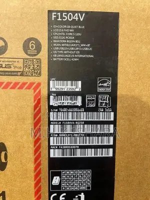ASUS F1504V Core5-120U 14th gen /8GBRAM/512GB NVMe SSD/15.6 FHD Displa