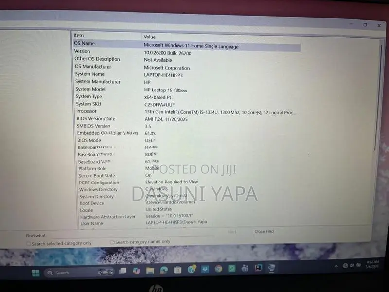 HP Laptop I5 Core 13th Gen