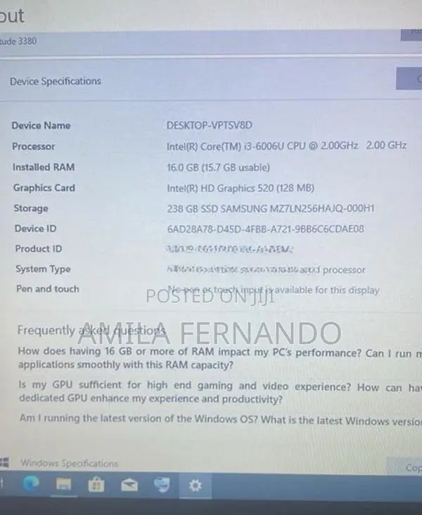 Dell Latitude 3380
